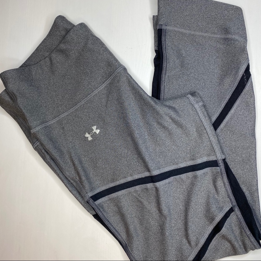 NWOT Under Armour Mesh Panel Ankle Crop Leggings